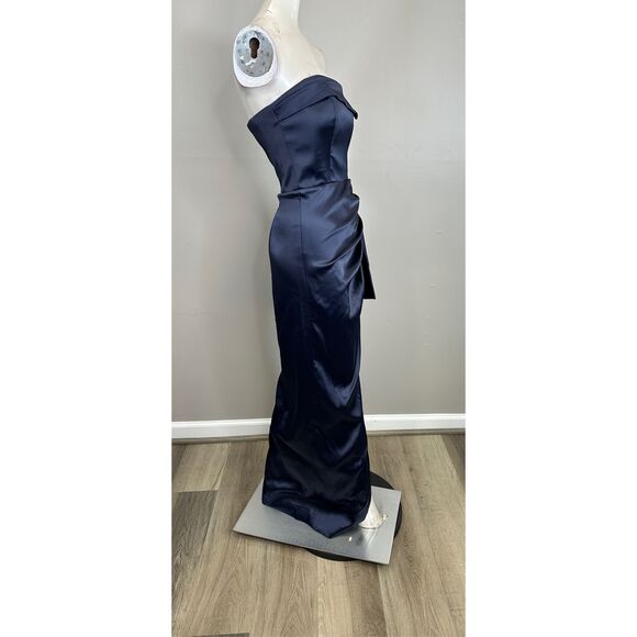 Nicholas the Label Erelyn Satin Strapless Gown Size 0 $595 - Picture 11 of 12